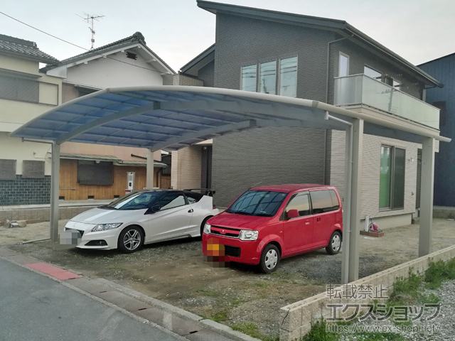 滋賀県近江八幡市ののカーポート レイナトリプルポートグラン　積雪〜20cm対応 施工例