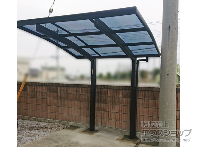 群馬県高崎市ののサイクルポート・駐輪場 レイナポートグランミニ 積雪〜20cm対応 施工例