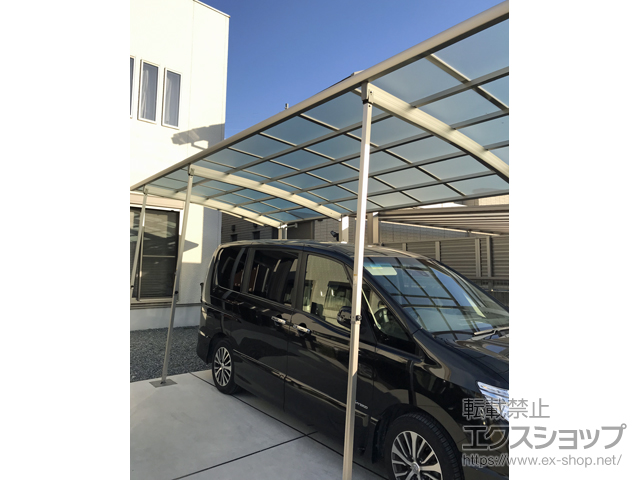 兵庫県高砂市ののカーポート レイナポートグラン 延長　積雪〜20cm対応 施工例