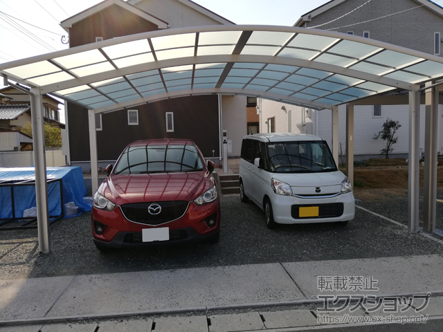 福岡県福津市ののカーポート レイナツインポートグラン　積雪〜20cm対応 施工例