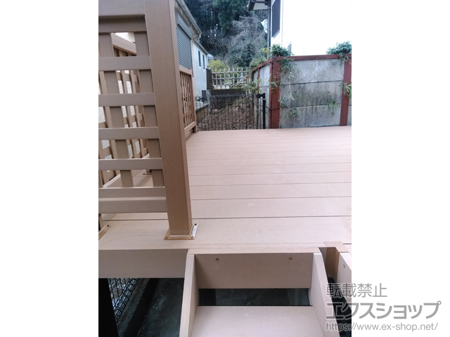 神奈川県横浜市ののウッドデッキ リウッドデッキ 200 施工例