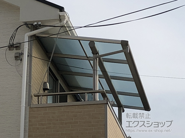京都府京都市ののバルコニー・ベランダ屋根 ヴェクターテラス F型 屋根タイプ 単体 積雪〜20cm対応 施工例