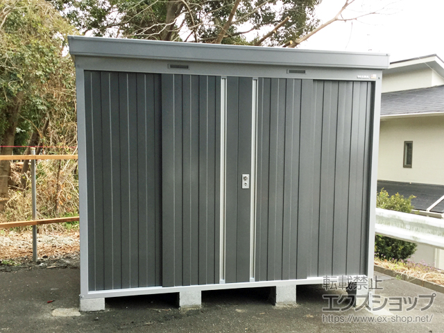 静岡県浜松市のの物置・屋外倉庫 ネクスタ 一般型 2630×1790×2020 NXN-50S-PG 施工例