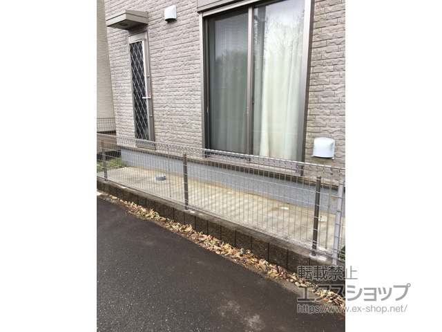 神奈川県横浜市ののフェンス・柵 ユメッシュZ型 フリー支柱タイプ 施工例