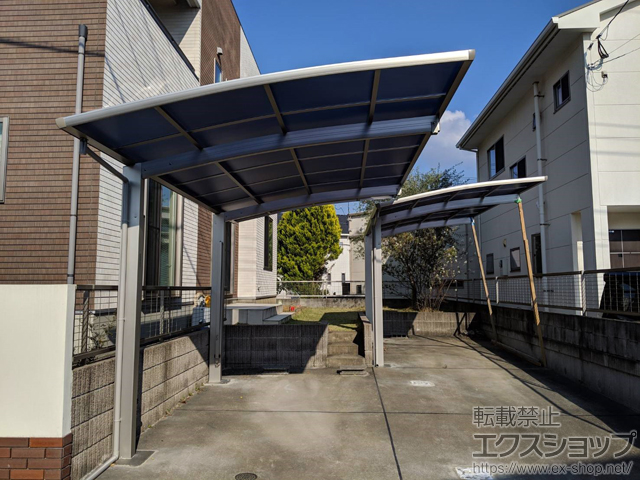 長崎県佐世保市ののカーポート プレシオスポート 積雪〜20cm対応 施工例