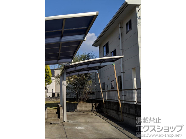 長崎県佐世保市ののカーポート プレシオスポート 積雪〜20cm対応 施工例