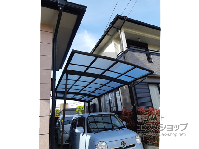 熊本県熊本市ののカーポート レイナポートグラン 延長　積雪〜20cm対応 施工例