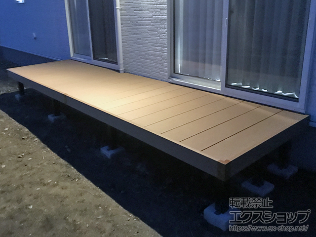 栃木県大田原市ののウッドデッキ リウッドデッキ 200 施工例