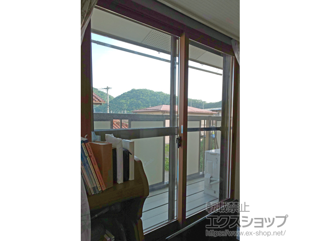 長野県千曲市のの二重窓（内窓） インプラス ダストバリア仕様 引違い窓 2枚建 施工例