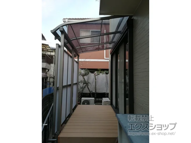 ���Ɍ����Ύs�̂̃e���X�����A�E�b�h�f�b�L ����y�X�e�[�W �{�H��