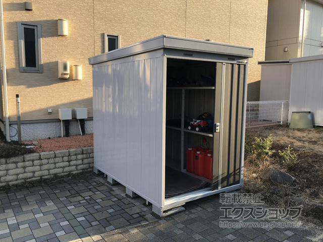 長野県松本市のの物置・屋外倉庫 ネクスタ 一般型 1530×2210×2020（NXN-33CS） NXN-33CS-PG 施工例