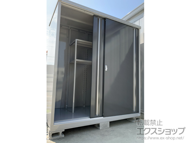 徳島県徳島市のの物置・屋外倉庫 シンプリー 一般型 1740×905×1903 MJX-179E-P-PG 施工例