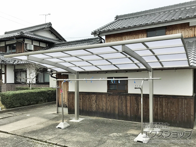 滋賀県守山市ののカーポート プレシオスポート 積雪〜20cm対応 施工例