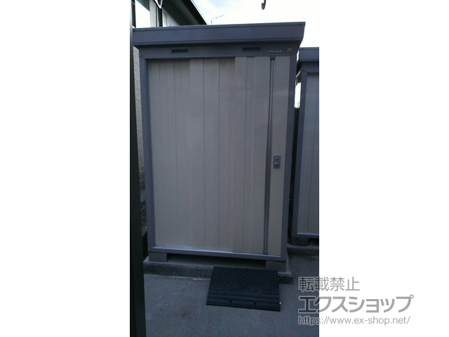 福島県本宮市のの物置・屋外倉庫 ネクスタ 一般型 1370×2210×2020 NXN-30CS-FW 施工例