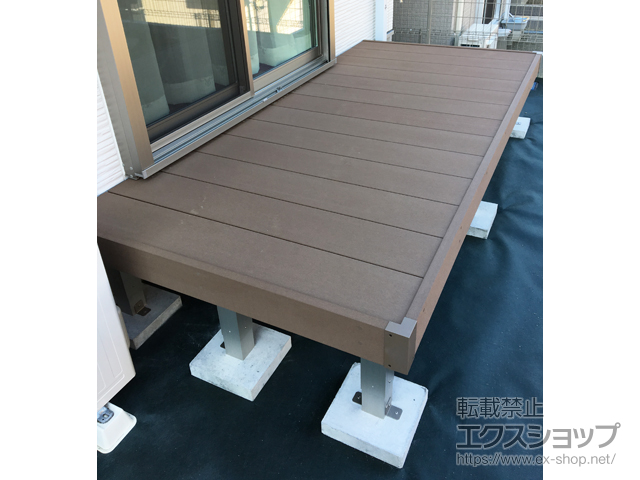 神奈川県横浜市ののウッドデッキ リウッドデッキ 200 施工例