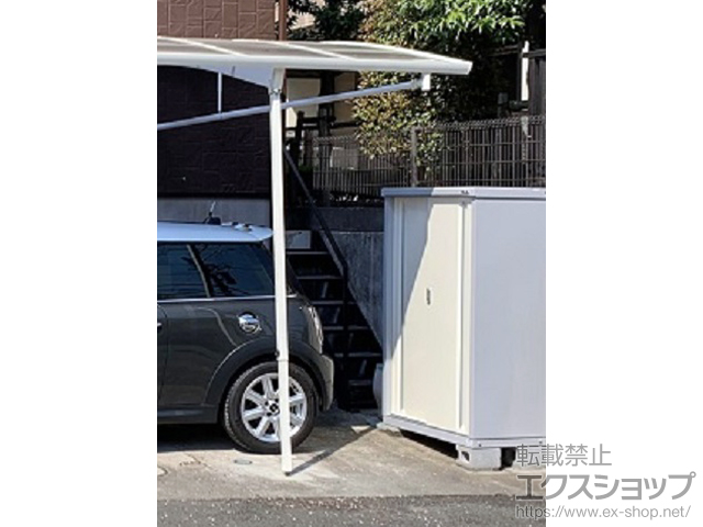 神奈川県相模原市のの物置・屋外倉庫 シンプリー 一般型 1100×515×1603 MJX-115DP-FW 施工例