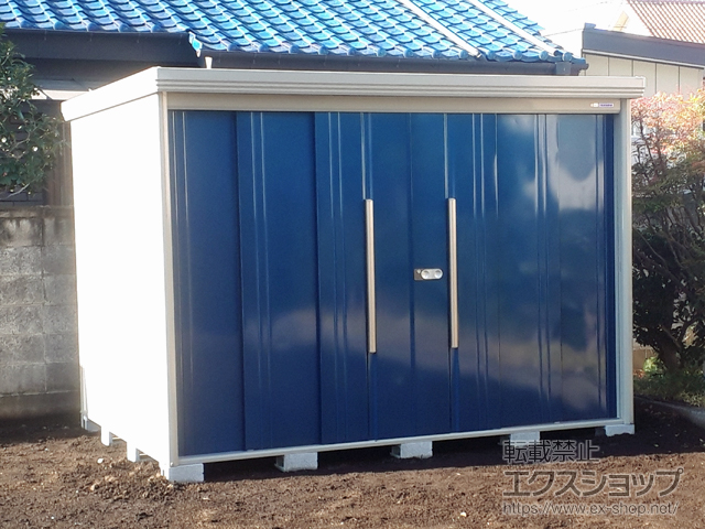 栃木県足利市のの物置・屋外倉庫 Mr.ストックマンダンディ 一般型 2900×2290×2110（ND-2922） ND-2922-D 施工例