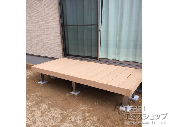 大分県大分市ののウッドデッキ リウッドデッキ 200 施工例