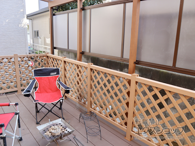 東京都町田市ののウッドデッキ リウッドデッキ 200 施工例