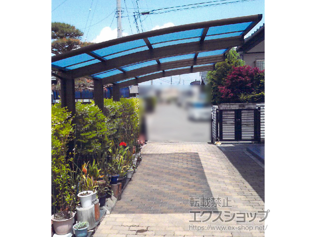 長野県佐久市ののカーポート レイナポートグラン50 積雪〜50cm対応 施工例