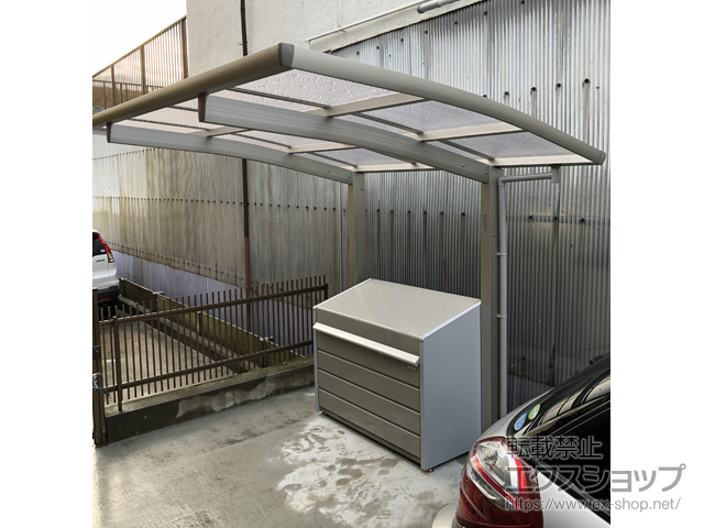 東京都江東区ののサイクルポート・駐輪場 レイナポートグランミニ 積雪〜20cm対応 施工例