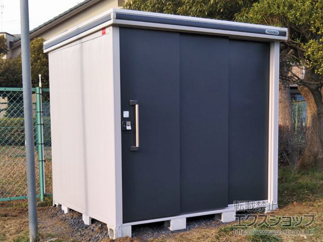 千葉県松戸市のの物置・屋外倉庫 エルモ 一般型 2220×1870×2118（LMD-2218） LMD-2218-SM 施工例