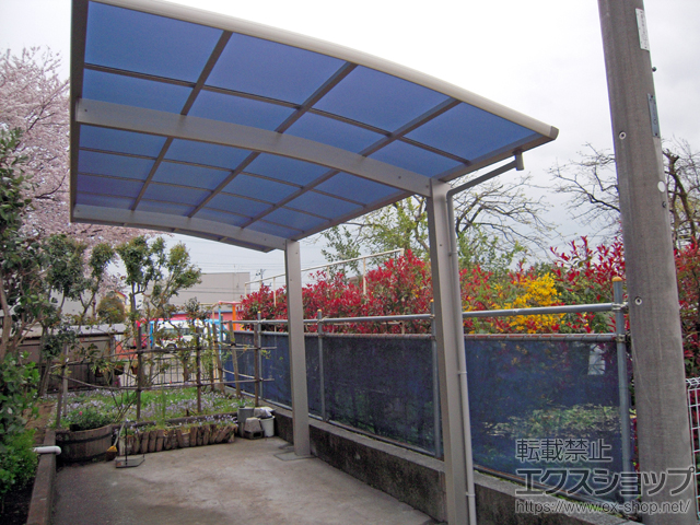 神奈川県相模原市ののカーポート プレシオスポート 積雪〜20cm対応 施工例