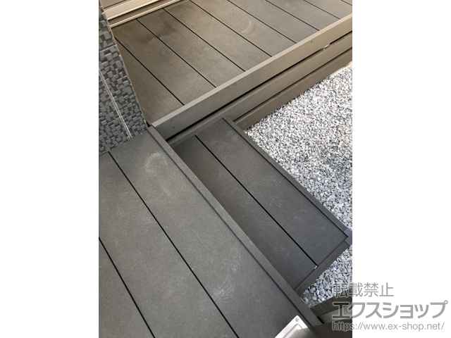 埼玉県草加市ののテラス屋根、ウッドデッキ リウッドデッキ 200 施工例