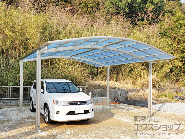 山口県山口市ののカーポート レイナツインポートグラン　積雪〜20cm対応 施工例