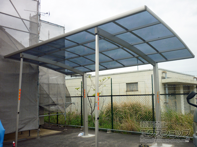 長崎県大村市ののカーポート プレシオスポート 積雪〜20cm対応 施工例