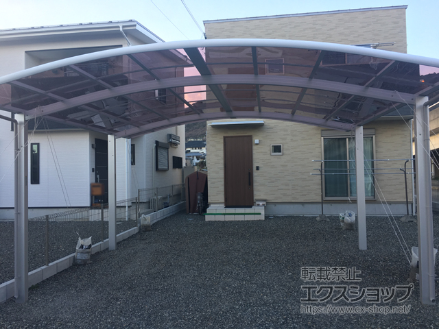 兵庫県加東市ののカーポート レイナツインポートグラン　積雪〜20cm対応 施工例