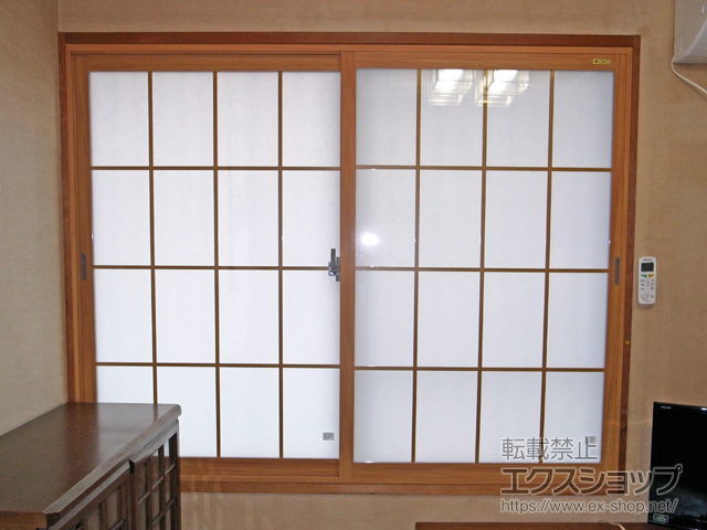 静岡県富士市のの二重窓（内窓） インプラス ダストバリア仕様 引違い窓 2枚建 施工例