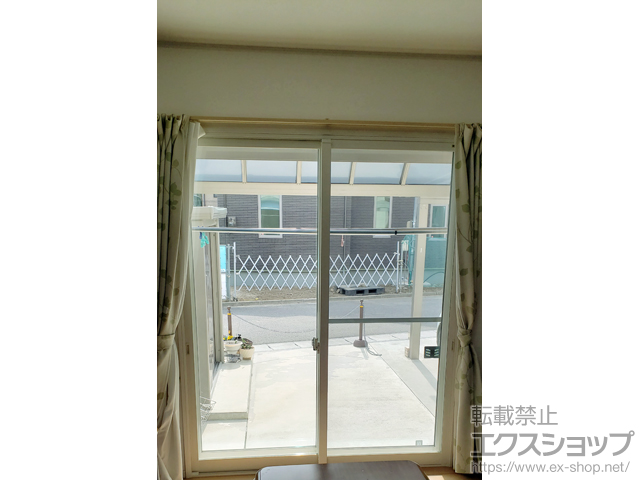 福島県福島市のの二重窓（内窓） インプラス ダストバリア仕様 引違い窓 2枚建 施工例