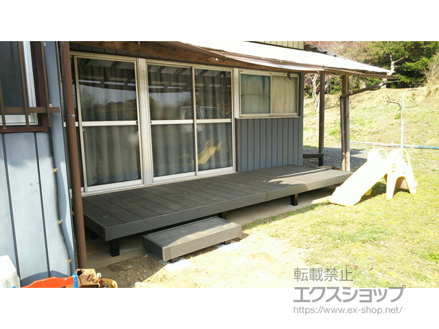 茨城県土浦市ののウッドデッキ リウッドデッキ 200 施工例