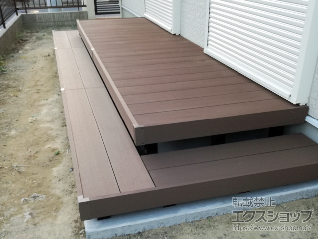 愛知県清須市ののウッドデッキ リウッドデッキ 200 施工例