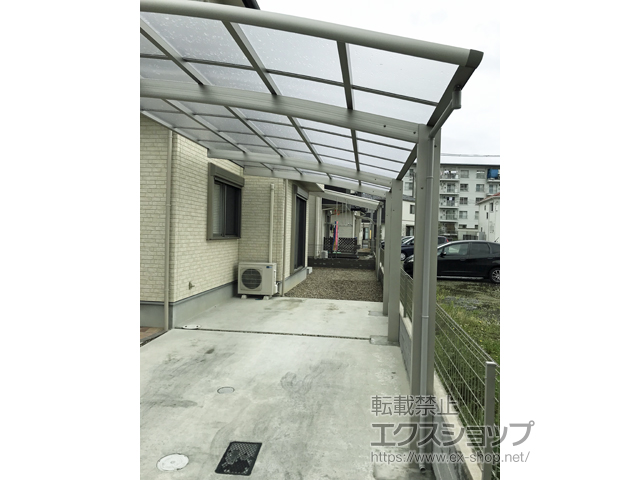 兵庫県三木市ののカーポート レイナポートグラン 延長　積雪〜20cm対応 施工例