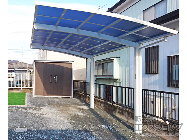 宮城県東松島市ののカーポート レイナポートグラン　積雪〜20cm対応 施工例