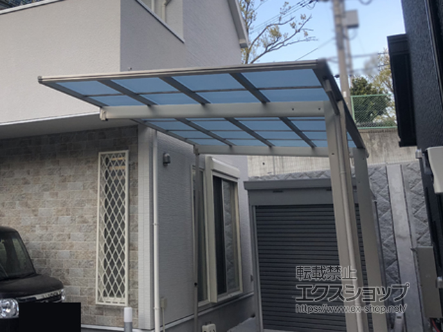 大阪府高槻市ののカーポート エフルージュグラン　積雪〜20cm対応 施工例