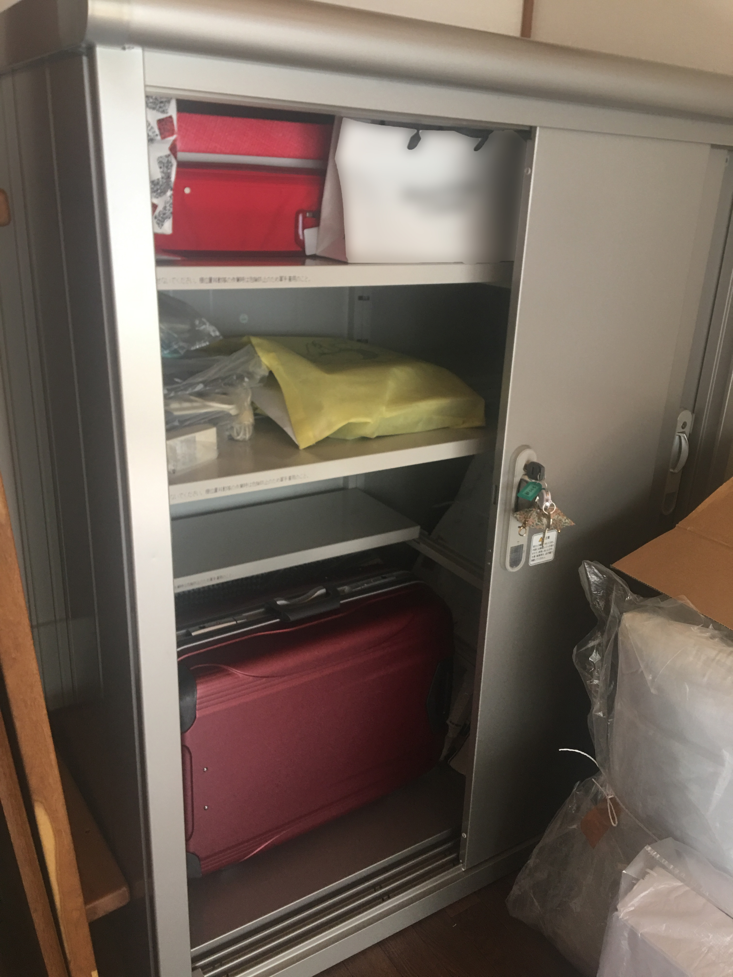 大阪府大阪市のの物置・屋外倉庫 エスモ 一般型 1200×750×1501（ESE-1207E） ESE-1207E-SS 施工例