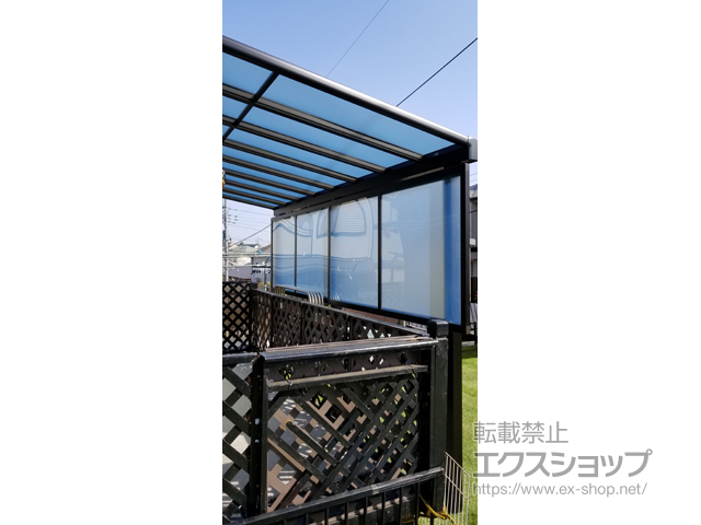 茨城県つくば市ののテラス屋根 ヴェクターテラス F型 テラスタイプ 単体 積雪〜20cm対応 施工例