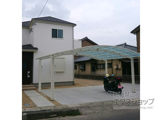 愛知県豊明市ののカーポート レイナツインポートグラン　積雪〜20cm対応 施工例