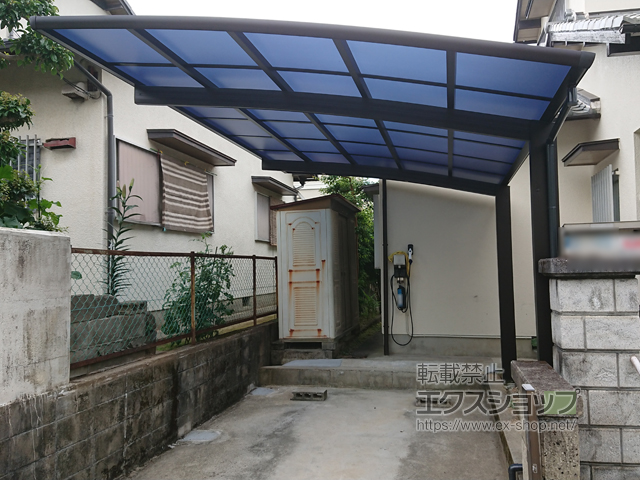 大阪府大阪狭山市ののカーポート レイナポートグラン　積雪〜20cm対応 施工例