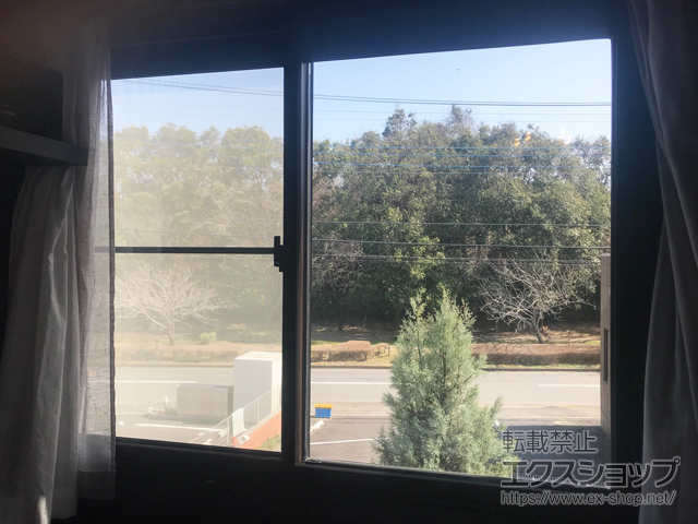 茨城県つくば市のの二重窓（内窓） インプラス ダストバリア仕様 引違い窓 2枚建 施工例