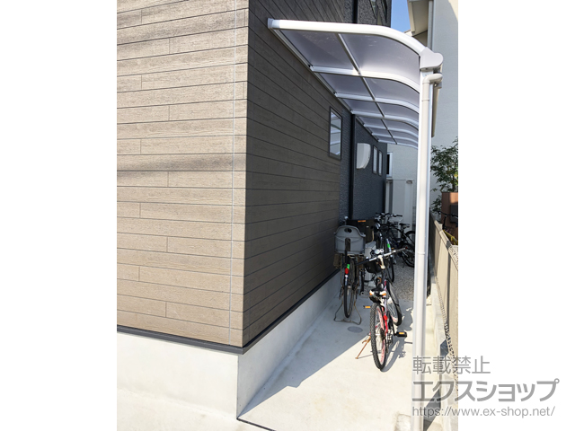 福岡県久留米市ののテラス屋根 ヴェクターテラス R型 テラスタイプ 単体 積雪〜20cm対応 施工例