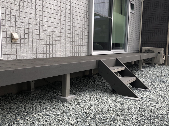 三重県多気郡明和町ののウッドデッキ リウッドデッキ 200 施工例