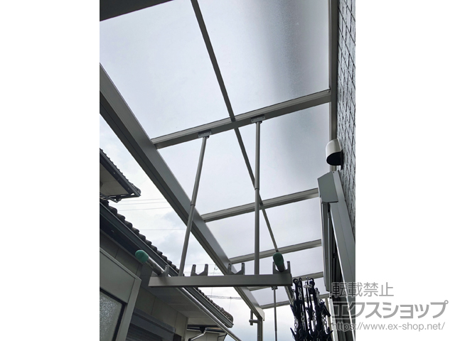 三重県多気郡明和町ののテラス屋根 ヴェクターテラス F型 テラスタイプ 単体 積雪〜20cm対応 施工例