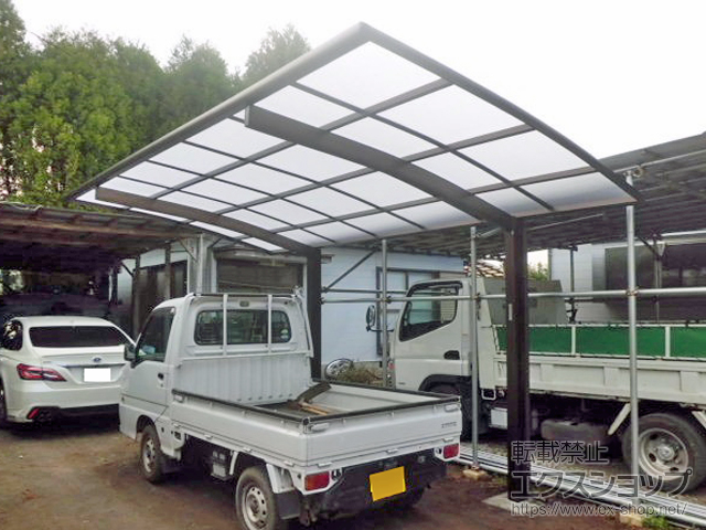 鹿児島県霧島市ののカーポート プレシオスポート 積雪〜20cm対応 施工例