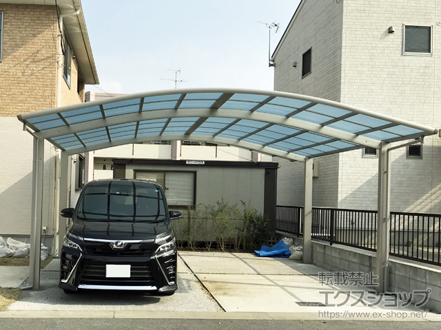 福岡県飯塚市ののカーポート レイナツインポートグラン　積雪〜20cm対応 施工例