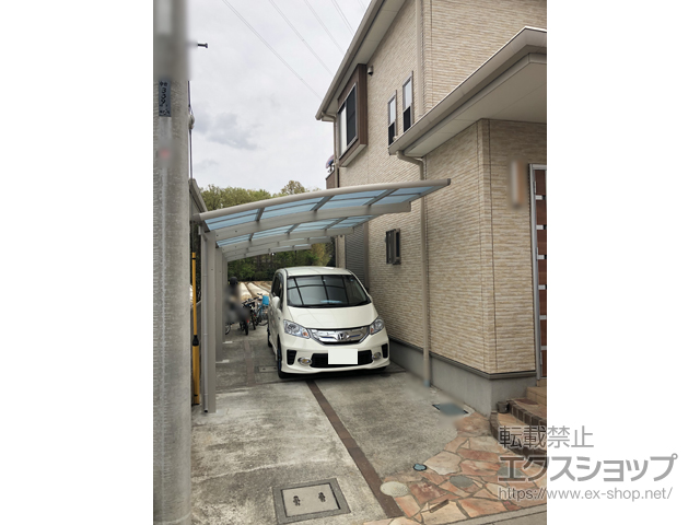 埼玉県川越市ののカーポート レイナポートグラン 縦連棟　積雪〜20cm対応 施工例