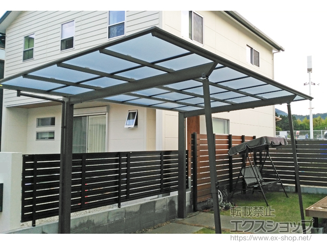 京都府亀岡市ののカーポート ソリッドポート 積雪〜20cm対応 施工例